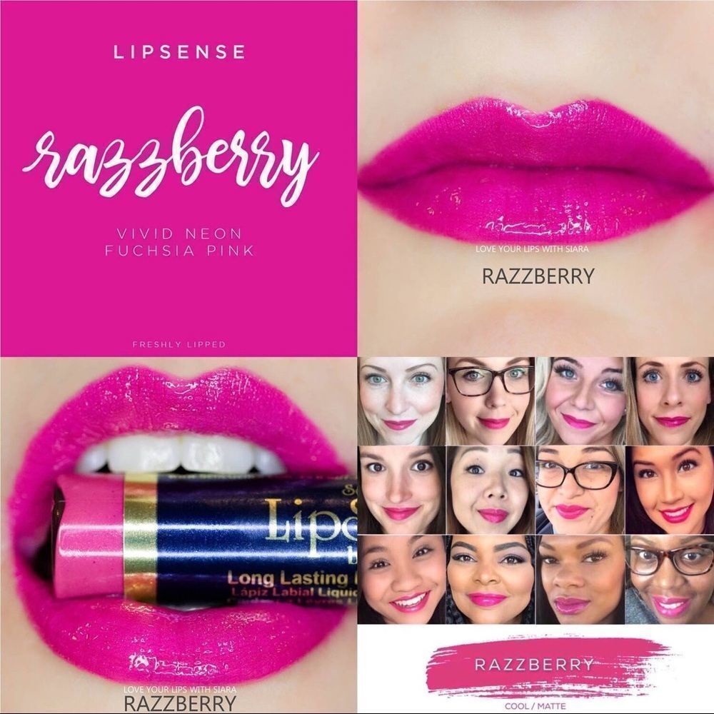 3/$30 New & Sealed Senegence Lipsense Color Razzberry